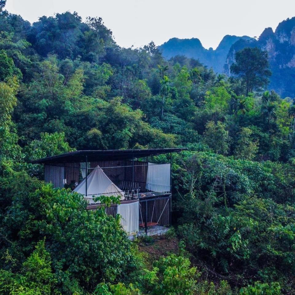 Tanoshi Glamping In Khao Sok Hotel Khao Sok National Park Buitenkant foto